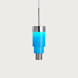 A-Spire Pendant Opal Blue Silver